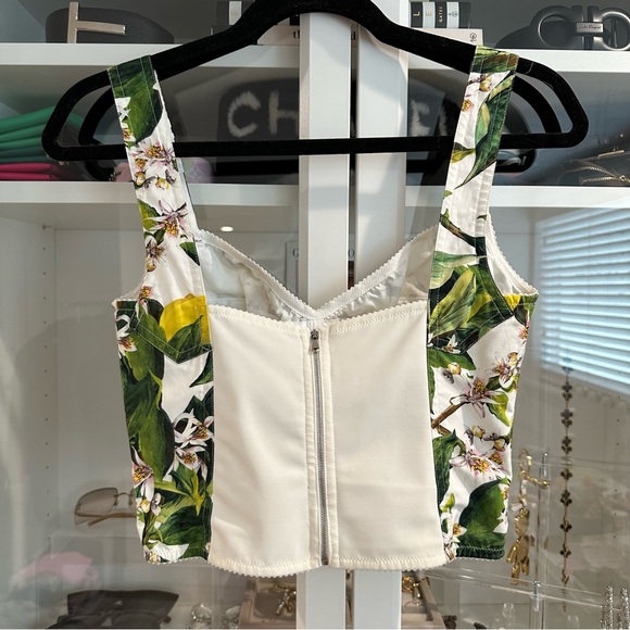 Dolce & Gabbana Corset Crop Top IT40 - Picture 2 of 5